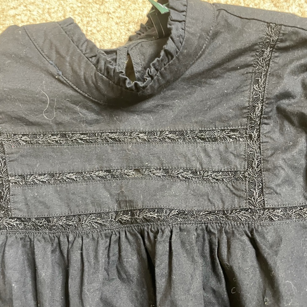 Wild Fable cottagecore style black ruffle dress - Picture 4 of 6